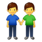 Emoji 👬 Due Uomini Che Si Tengono Per Mano su Samsung One UI 4.0.