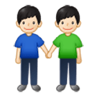 👬🏻 Emoji händchenhaltende Männer: helle Hautfarbe Samsung One UI 4.0.