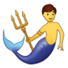 🧜‍♂️ Emoji Sirena Hombre en Samsung One UI 4.0.