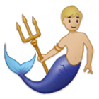 🧜🏼‍♂️ Emoji Sirena Hombre: Tono De Piel Claro Medio en Samsung One UI 4.0.
