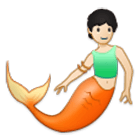 Émoji 🧜🏻 Créature Aquatique : Peau Claire sur Samsung One UI 4.0.