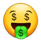 Emoji 🤑 Faccina Avida Di Denaro su Samsung One UI 4.0.