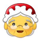 Emoji 🤶 Mamma Natale su Samsung One UI 4.0.