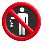 🚯 Emoji Proibido Jogar Lixo No Chão na Samsung One UI 4.0.