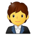 Emoji 🧑‍💼 Persona Che Fa Un Lavoro D’ufficio su Samsung One UI 4.0.