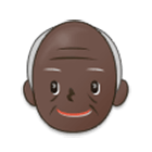 👴🏿 Emoji älterer Mann: dunkle Hautfarbe Samsung One UI 4.0.