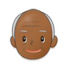 👴🏾 Emoji Homem Idoso: Pele Morena Escura na Samsung One UI 4.0.