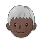 🧓🏿 Emoji Persona Adulta Madura: Tono De Piel Oscuro en Samsung One UI 4.0.
