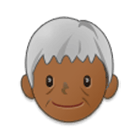 🧓🏾 Emoji Persona Adulta Madura: Tono De Piel Oscuro Medio en Samsung One UI 4.0.