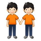 🧑🏻‍🤝‍🧑🏻 Emoji Dos Personas Dándose La Mano: Tono De Piel Claro en Samsung One UI 4.0.