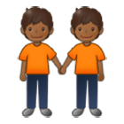 🧑🏾‍🤝‍🧑🏾 Emoji Dos Personas Dándose La Mano: Tono De Piel Oscuro Medio en Samsung One UI 4.0.
