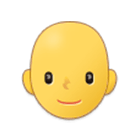 🧑‍🦲 Emoji Erwachsener: Glatze Samsung One UI 4.0.