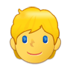 👱 Emoji Person: blondes Haar Samsung One UI 4.0.