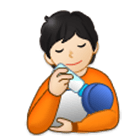 🧑🏻‍🍼 Emoji Persona Que Alimenta Al Bebé: Tono De Piel Claro en Samsung One UI 4.0.
