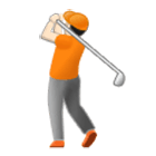 Emoji 🏌🏻 Persona Che Gioca A Golf: Carnagione Chiara su Samsung One UI 4.0.