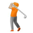 🏌🏼 Emoji Golfista: Tono De Piel Claro Medio en Samsung One UI 4.0.
