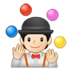 🤹🏻 Emoji Jongleur(in): helle Hautfarbe Samsung One UI 4.0.