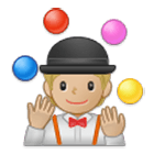🤹🏼 Emoji Jongleur(in): mittelhelle Hautfarbe Samsung One UI 4.0.