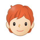 Emoji 🧑🏻‍🦰 Persona: Carnagione Chiara E Capelli Rossi su Samsung One UI 4.0.