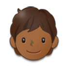 🧑🏾 Emoji Persona Adulta: Tono De Piel Oscuro Medio en Samsung One UI 4.0.