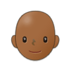 🧑🏾‍🦲 Emoji Pessoa: Pele Morena Escura E Careca na Samsung One UI 4.0.