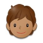 🧑🏽 Emoji Erwachsener: mittlere Hautfarbe Samsung One UI 4.0.