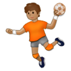 Émoji 🤾🏽 Personne Jouant Au Handball : Peau Légèrement Mate sur Samsung One UI 4.0.