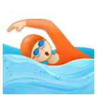 Emoji 🏊🏻 Persona Che Nuota: Carnagione Chiara su Samsung One UI 4.0.