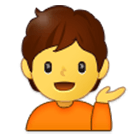 Emoji 💁 Persona Al Punto Informazioni su Samsung One UI 4.0.