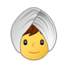 👳 Emoji Persona Con Turbante en Samsung One UI 4.0.