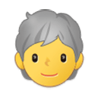 🧑‍🦳 Emoji Erwachsener: weißes Haar Samsung One UI 4.0.