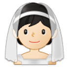 👰🏻 Emoji Novia Con Velo: Tono De Piel Claro en Samsung One UI 4.0.