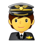 Emoji 🧑‍✈️ Pilota su Samsung One UI 4.0.