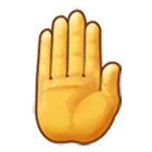 🤚 Emoji erhobene Hand von hinten Samsung One UI 4.0.