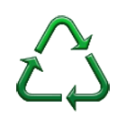 Émoji ♺ Symbole de recyclage des matériaux généraux sur Samsung One UI 4.0.