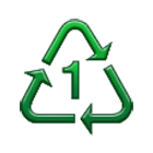 ♳ Emoji Recycling-Symbol für Kunststofftyp-1 Samsung One UI 4.0.