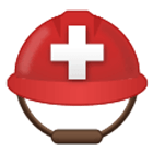 Emoji ⛑️ Elmetto Con Croce Bianca su Samsung One UI 4.0.