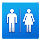 Émoji 🚻 Panneau Toilettes sur Samsung One UI 4.0.