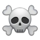☠️ Emoji Totenkopf mit gekreuzten Knochen Samsung One UI 4.0.