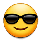 😎 Emoji Rosto Sorridente Com óculos Escuros na Samsung One UI 4.0.