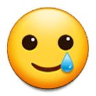 🥲 Emoji Rosto Sorridente Com Lágrima na Samsung One UI 4.0.