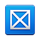 ⛝ Emoji Cruz de Santo André em um quandrado na Samsung One UI 4.0.