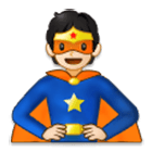 🦸🏻 Emoji Personaje De Superhéroe: Tono De Piel Claro en Samsung One UI 4.0.