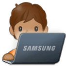 Emoji 🧑🏽‍💻 Persona Esperta Di Tecnologia: Carnagione Olivastra su Samsung One UI 4.0.