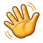 👋 Emoji Mano Saludando en Samsung One UI 4.0.