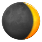 Emoji 🌒 Luna Crescente su Samsung One UI 4.0.