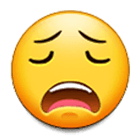 Emoji 😩 Faccina Esausta su Samsung One UI 4.0.