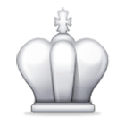 ♔ Emoji Rey del ajedrez blanco en Samsung One UI 4.0.