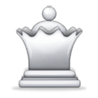 Emoji ♕ Regina bianca scacchistica su Samsung One UI 4.0.
