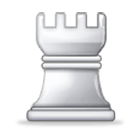 ♖ Emoji Torre de ajedrez blanca en Samsung One UI 4.0.